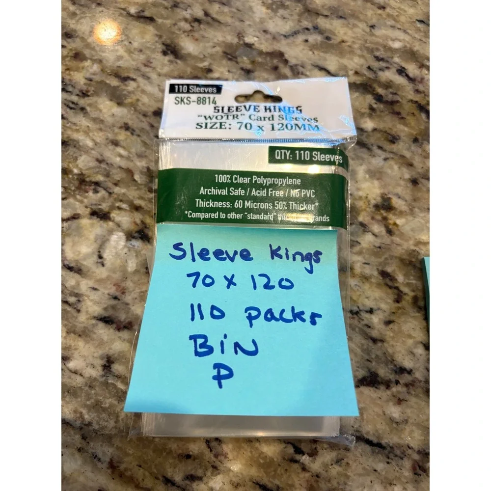 Sleeve Kings WOTR‎ Card Sleeves 70 x 120 mm 110 Count Board Game
